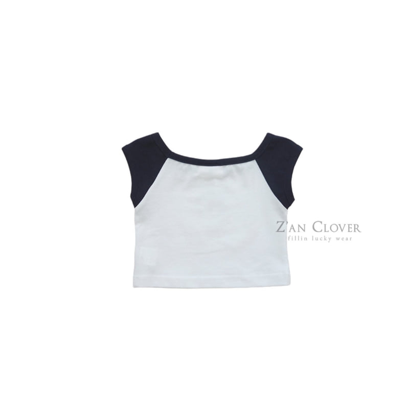 Zan Clover - Korean Children Fashion - #Kfashion4kids - Color Block Crop Tee - 5