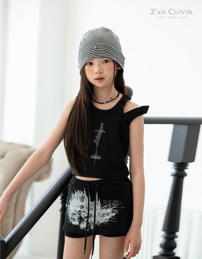 Zan Clover - Korean Children Fashion - #Kfashion4kids - Graphic Wrap Pants - 11