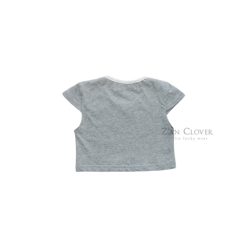 Zan Clover - Korean Children Fashion - #childofig - Plain Ribbon Tee - 8