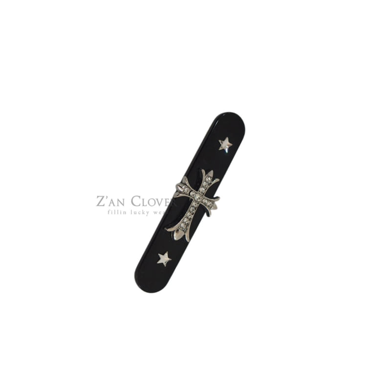 Zan Clover - Korean Children Fashion - #childofig - Cross Star Hairpin - 3