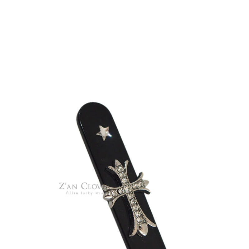 Zan Clover - Korean Children Fashion - #childofig - Cross Star Hairpin - 4