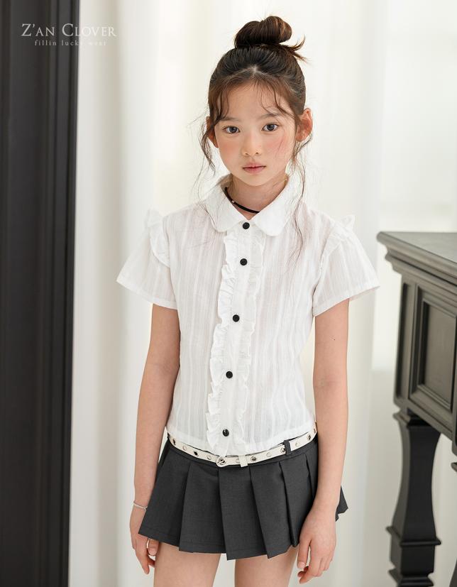 Zan Clover - Korean Children Fashion - #childofig - Romantic Frill Blouse - 11