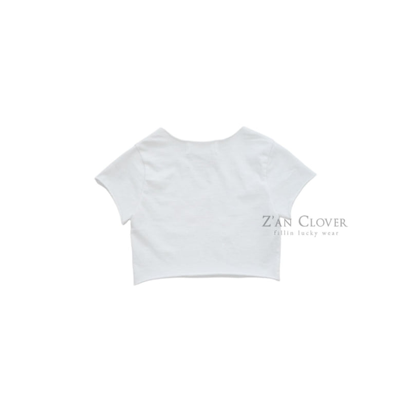 Zan Clover - Korean Children Fashion - #childrensboutique - USA Flag Crop Tee - 5