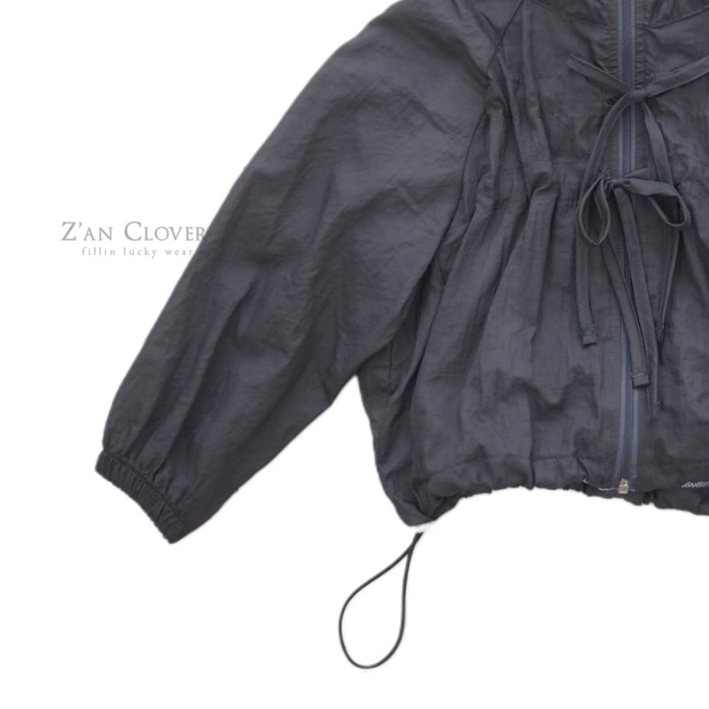 Zan Clover - Korean Children Fashion - #childrensboutique - Ribbon Wind Jumper - 11