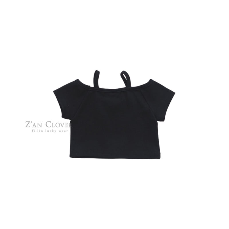 Zan Clover - Korean Children Fashion - #childrensboutique - Hotfix Star Crop Tee - 5