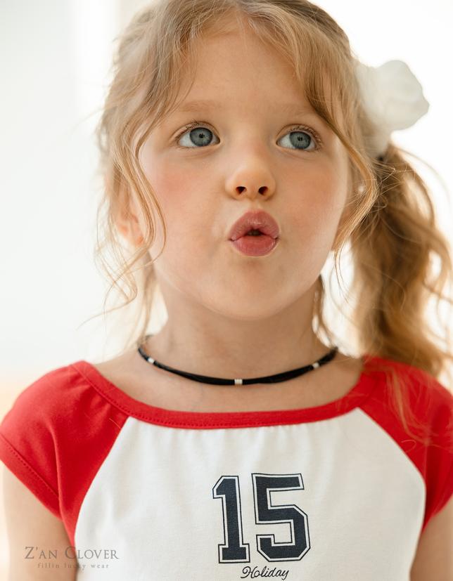Zan Clover - Korean Children Fashion - #childrensboutique - 15 Raglan Crop Tee - 4