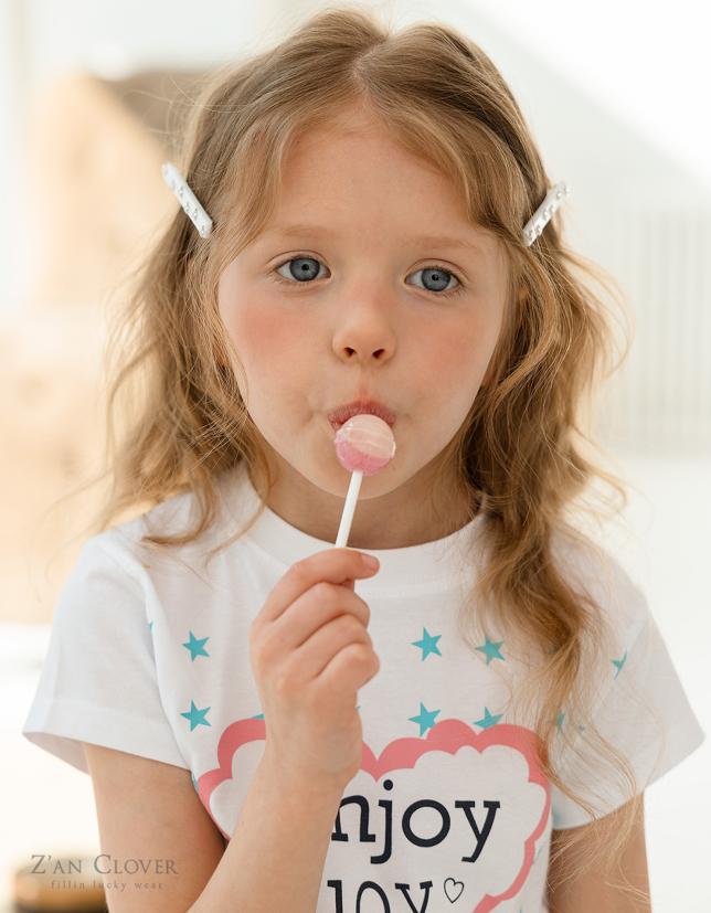 Zan Clover - Korean Children Fashion - #designkidswear - Enjoy Heart Tee - 12