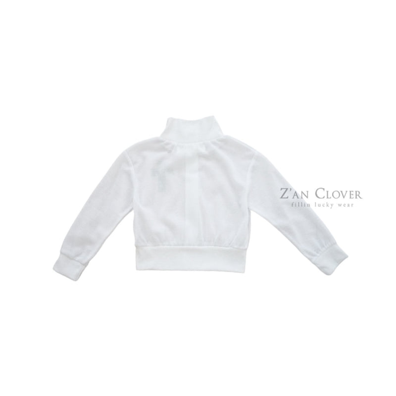 Zan Clover - Korean Children Fashion - #fashionkids - See-through Cross Zip-up - 5