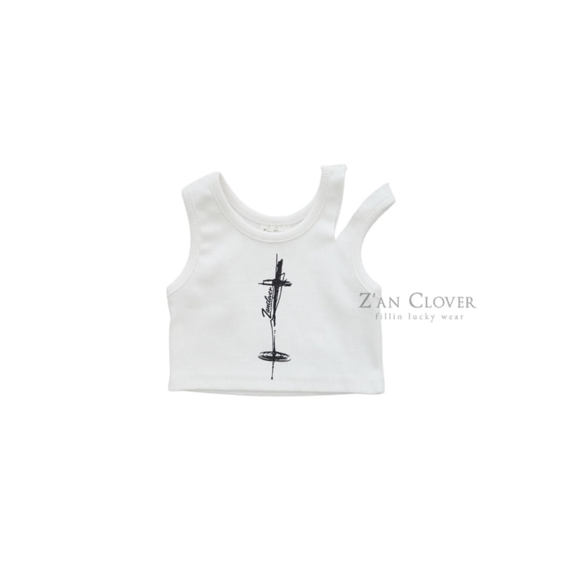 Zan Clover - Korean Children Fashion - #fashionkids - Unbalanced Slit Tank Top - 3