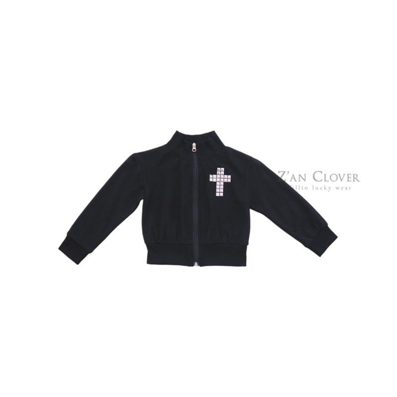 Zan Clover - Korean Children Fashion - #kidsshorts - See-through Cross Zip-up - 6