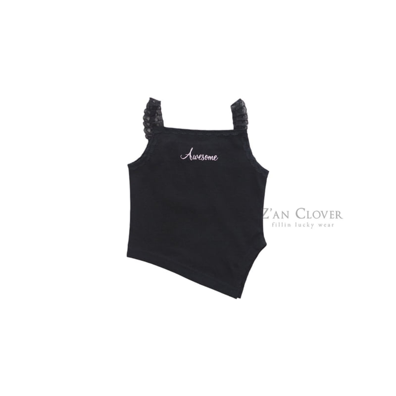 Zan Clover - Korean Children Fashion - #kidsstore - Awesome Lace Sleeveless Top - 7