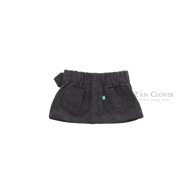 Zan Clover - Korean Children Fashion - #kidsshorts - Wide Belt Skirt - 4