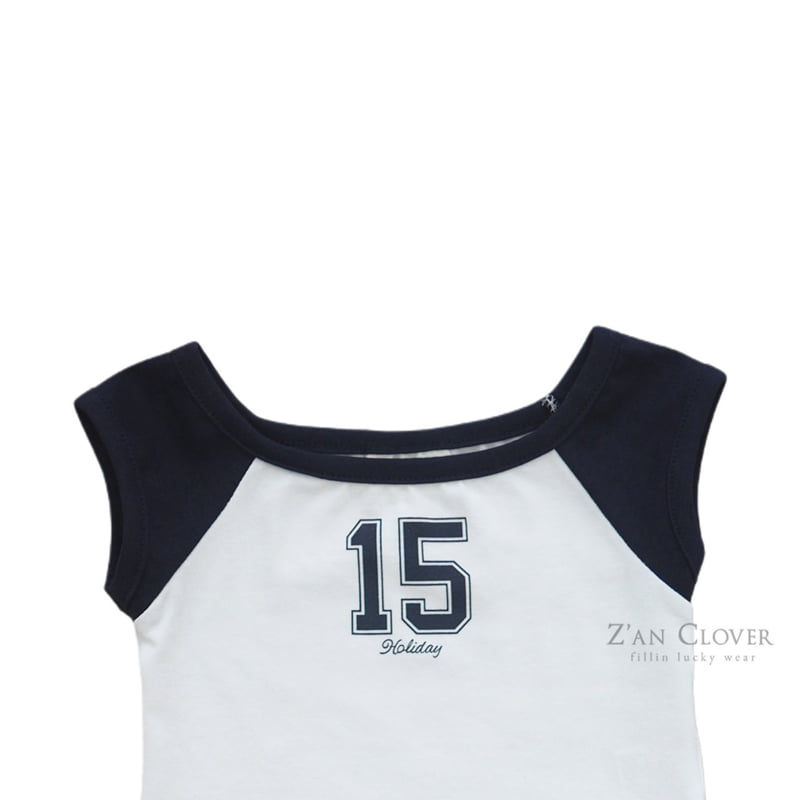 Zan Clover - Korean Children Fashion - #kidsstore - Color Block Crop Tee - 4