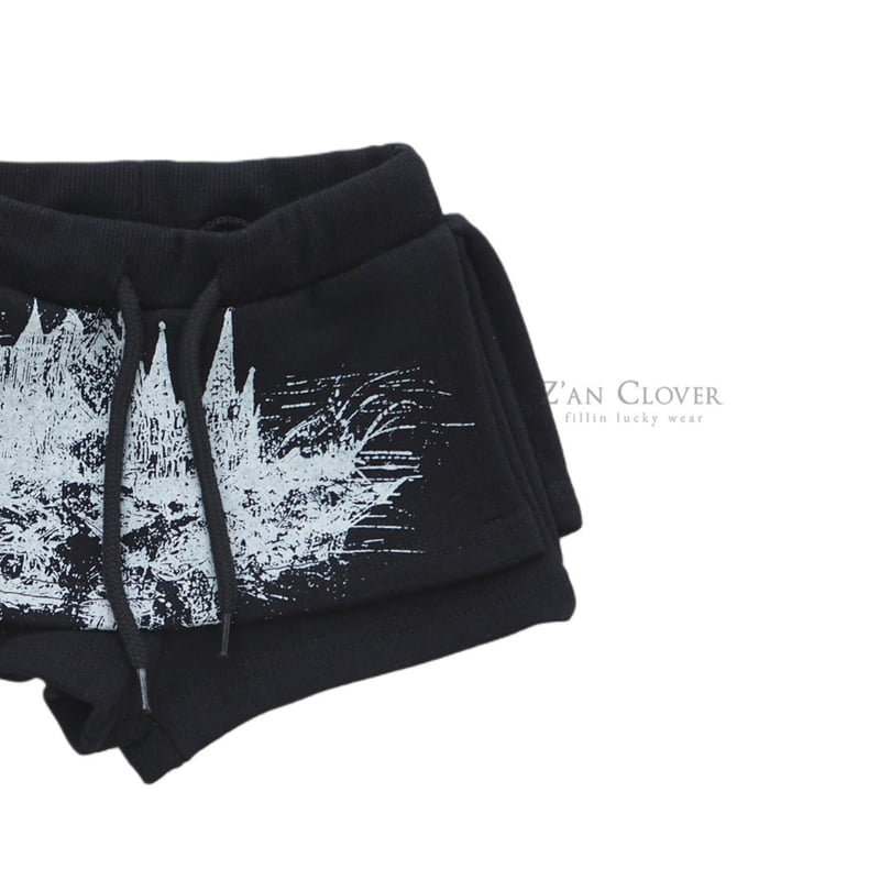 Zan Clover - Korean Children Fashion - #magicofchildhood - Graphic Wrap Pants - 8
