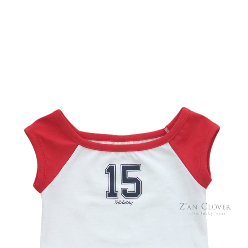 Zan Clover - Korean Children Fashion - #magicofchildhood - Color Block Crop Tee - 7