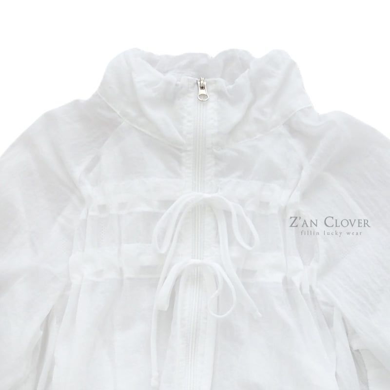 Zan Clover - Korean Children Fashion - #littlefashionista - Ribbon Wind Jumper - 4