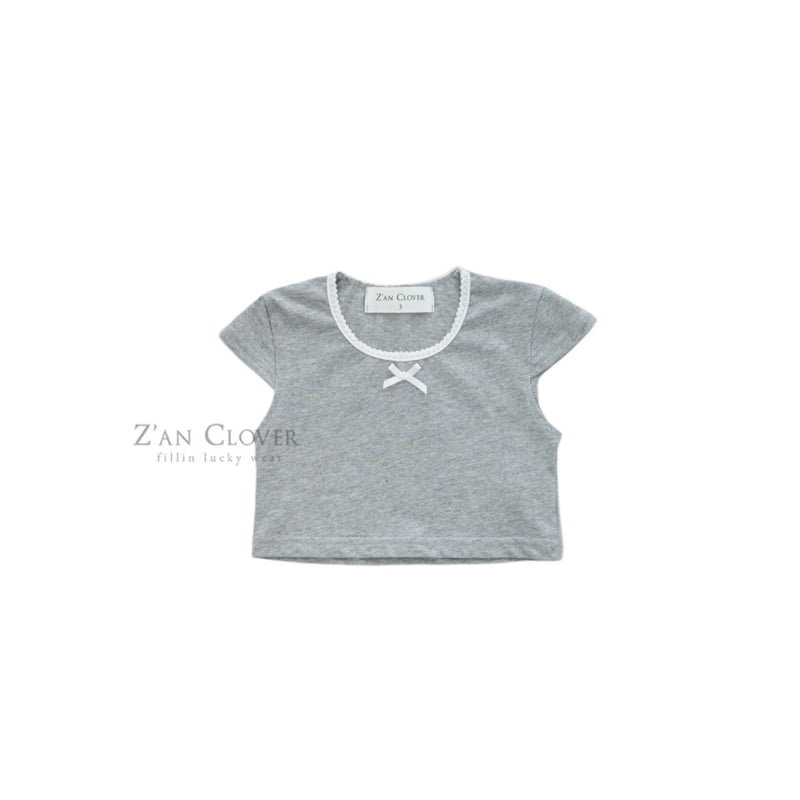 Zan Clover - Korean Children Fashion - #minifashionista - Plain Ribbon Tee - 6