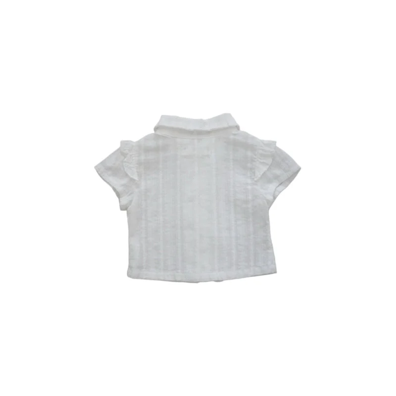 Zan Clover - Korean Children Fashion - #magicofchildhood - Romantic Frill Blouse - 4