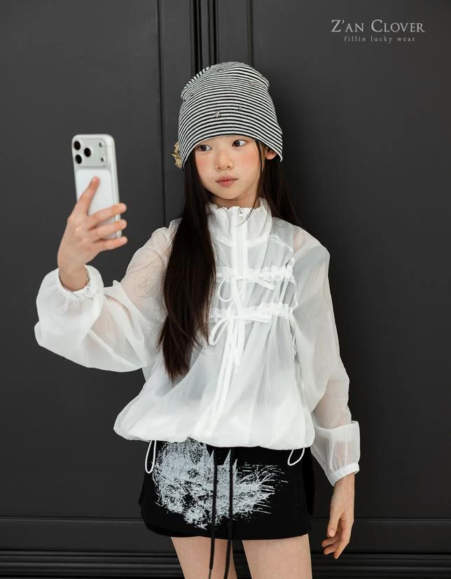 Zan Clover - Korean Children Fashion - #minifashionista - Ribbon Wind Jumper - 10
