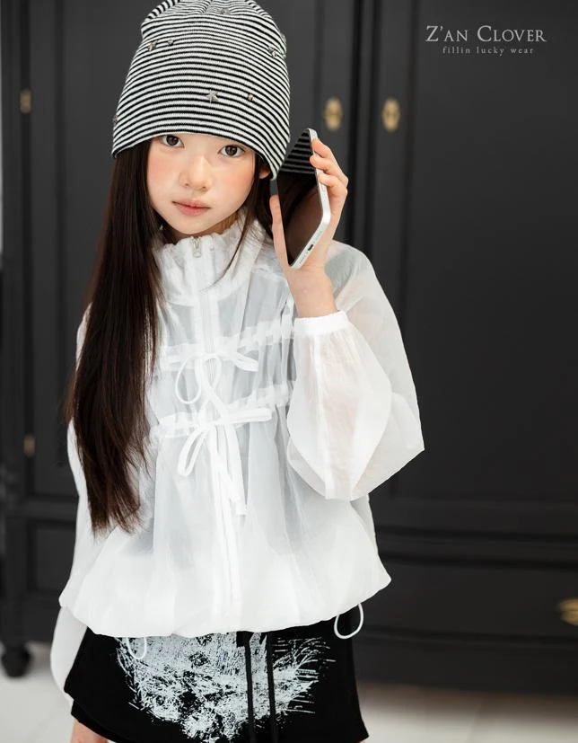 Zan Clover - Korean Children Fashion - #prettylittlegirls - Ribbon Wind Jumper - 11
