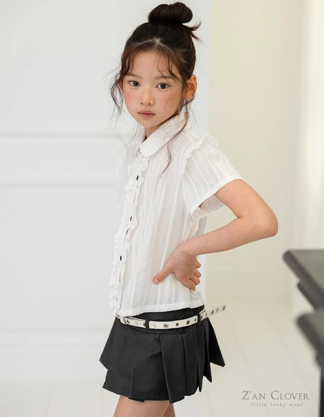 Zan Clover - Korean Children Fashion - #prettylittlegirls - Romantic Frill Blouse - 10
