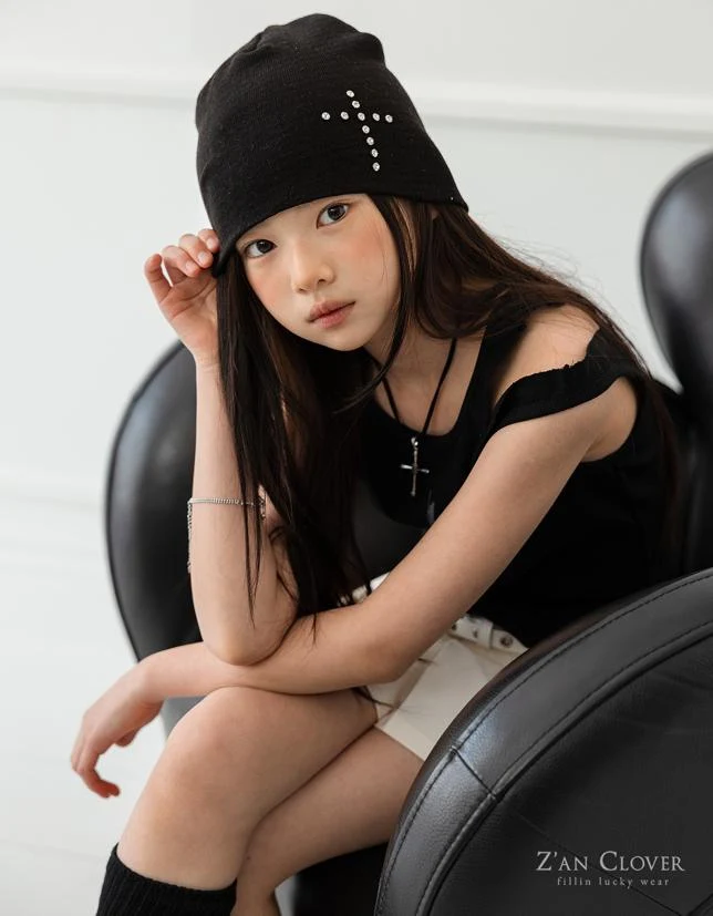 Zan Clover - Korean Children Fashion - #prettylittlegirls - Unbalanced Slit Tank Top - 6