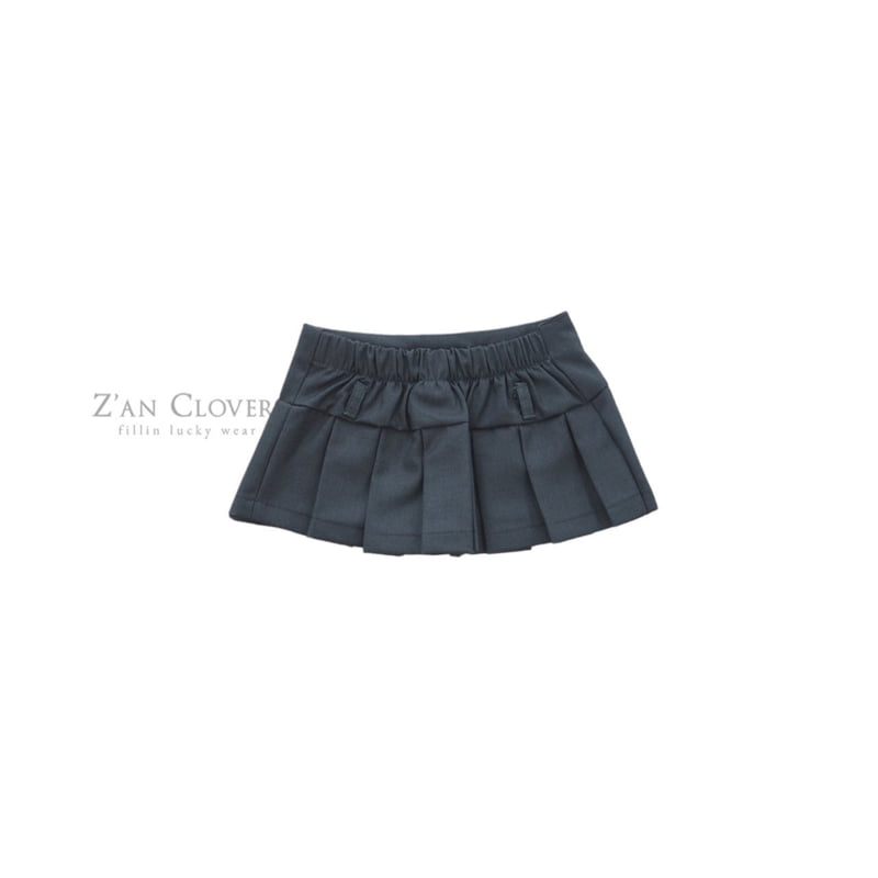 Zan Clover - Korean Children Fashion - #stylishchildhood - Low-Rise Pleated Skirt - 8