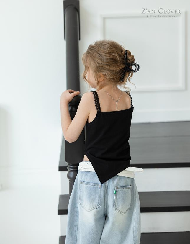 Zan Clover - Korean Children Fashion - #stylishchildhood - D-Line Damaged Denim Pants - 3
