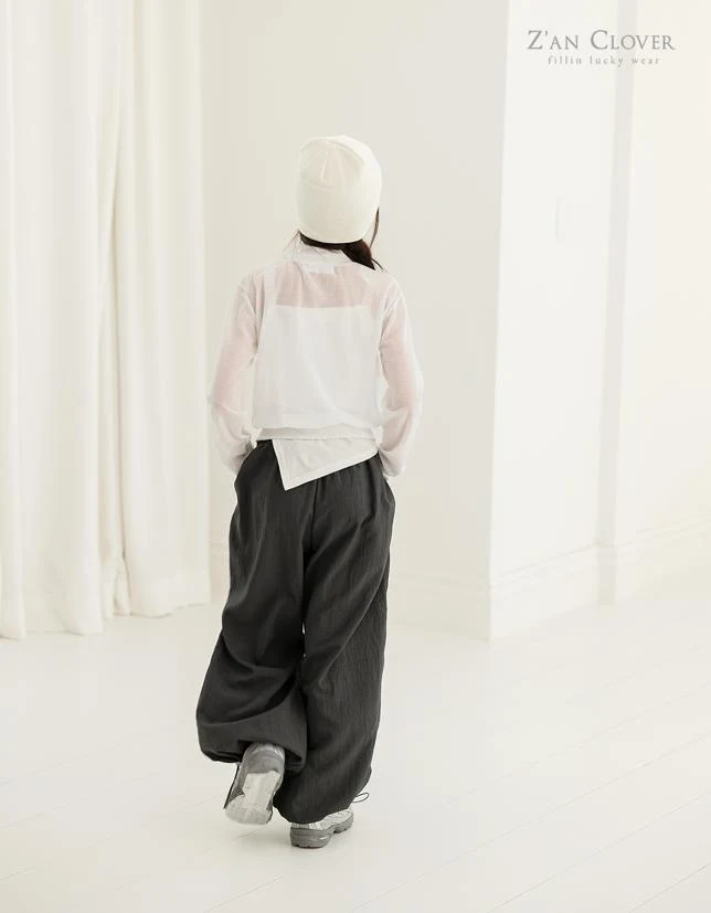 Zan Clover - Korean Children Fashion - #todddlerfashion - Nylon Balloon Pants - 4