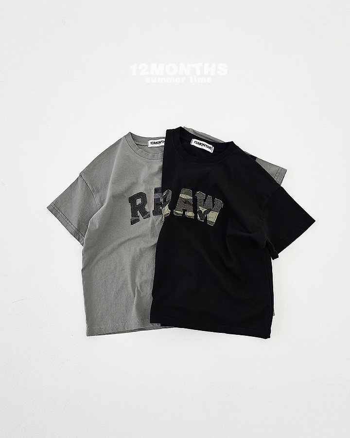 12 Month - Korean Children Fashion - #Kfashion4kids - Raw Tee (Kids)