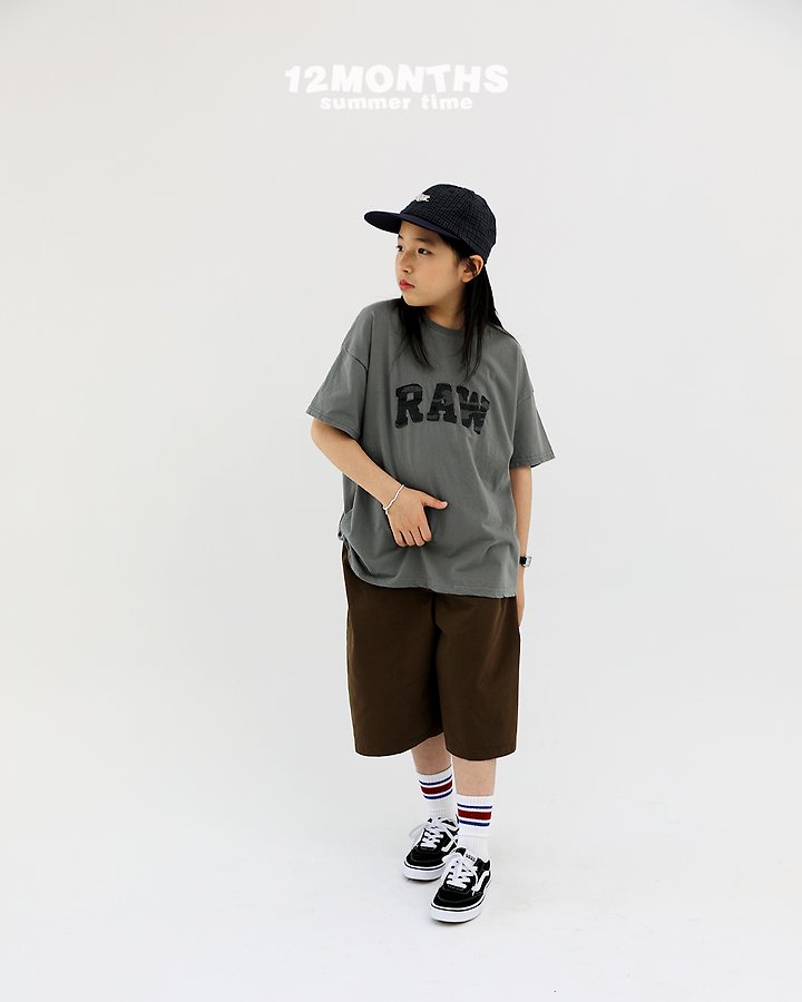 12 Month - Korean Children Fashion - #childofig - Raw Tee (Kids) - 9