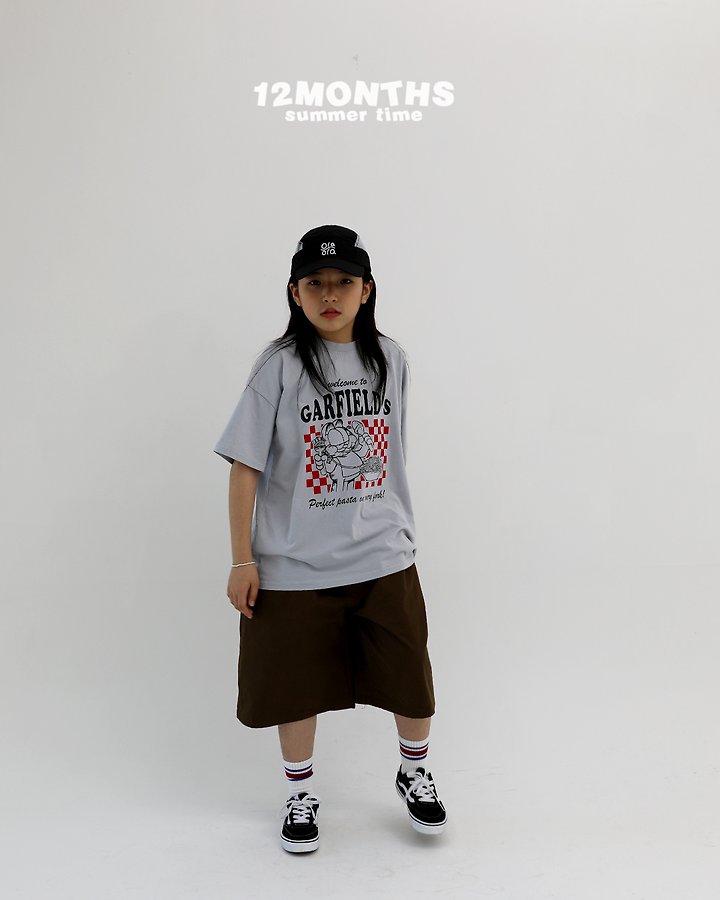 12 Month - Korean Children Fashion - #childofig - Garfield Tee (Kids) - 8