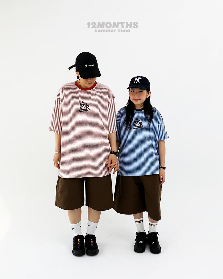 12 Month - Korean Children Fashion - #childofig - 12 Stripe Tee (Kids) - 7