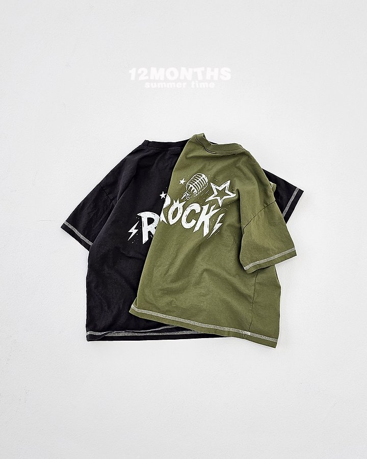 12 Month - Korean Children Fashion - #designkidswear - Thunder Rock Tee (Kids)