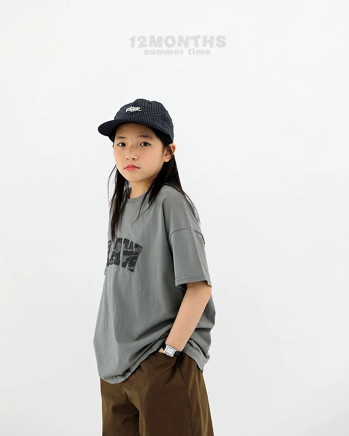 12 Month - Korean Children Fashion - #discoveringself - Raw Tee (Kids) - 12