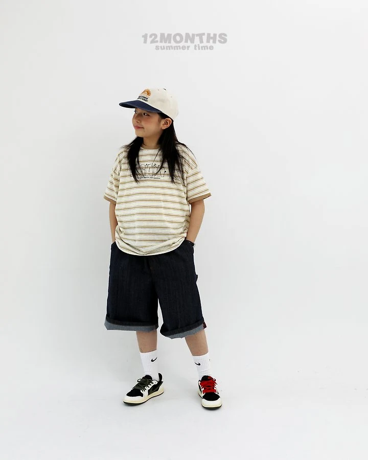 12 Month - Korean Children Fashion - #kidsshorts - Again Tee (Kids) - 12
