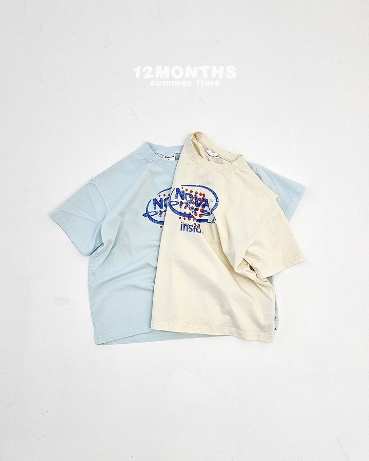 12 Month - Korean Children Fashion - #kidsshorts - Nova Tee (Junior)