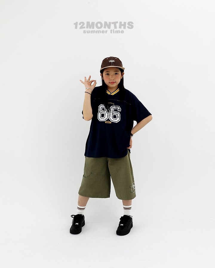 12 Month - Korean Children Fashion - #kidsshorts - Mesh Tee (Kids) - 12