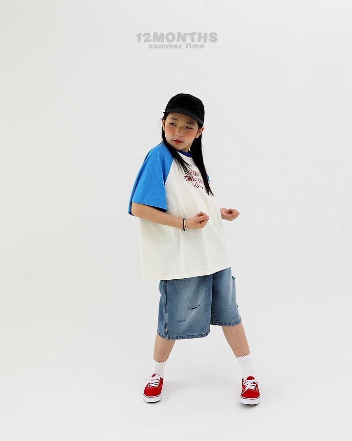 12 Month - Korean Children Fashion - #kidsshorts - Club Raglan Tee (Junior) - 9