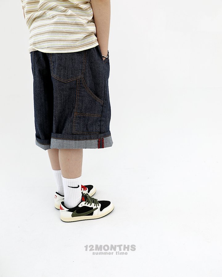 12 Month - Korean Children Fashion - #kidsshorts - Selvedge Pants (Junior) - 4