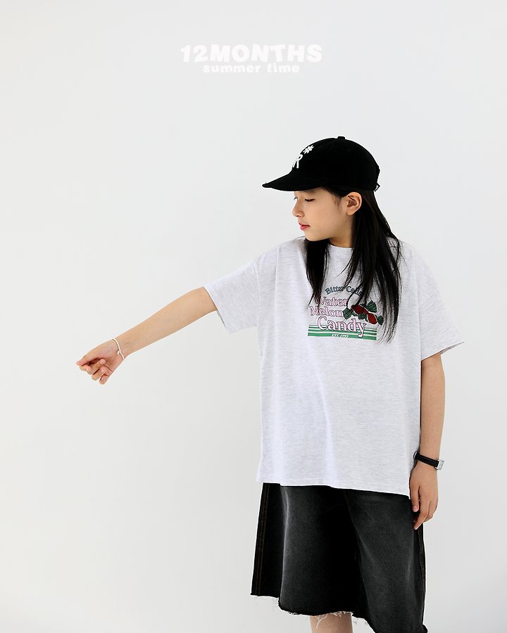 12 Month - Korean Children Fashion - #littlefashionista - Candy Tee (Kids) - 12