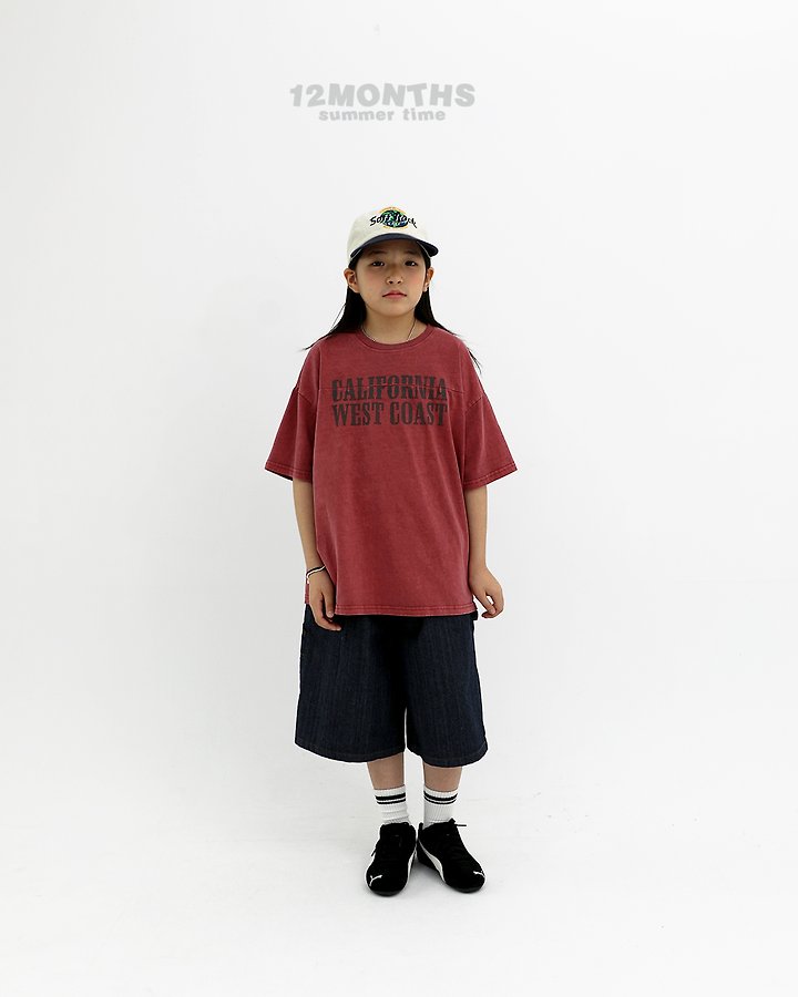 12 Month - Korean Children Fashion - #minifashionista - Cali Cut Pigment Tee (Kids) - 8