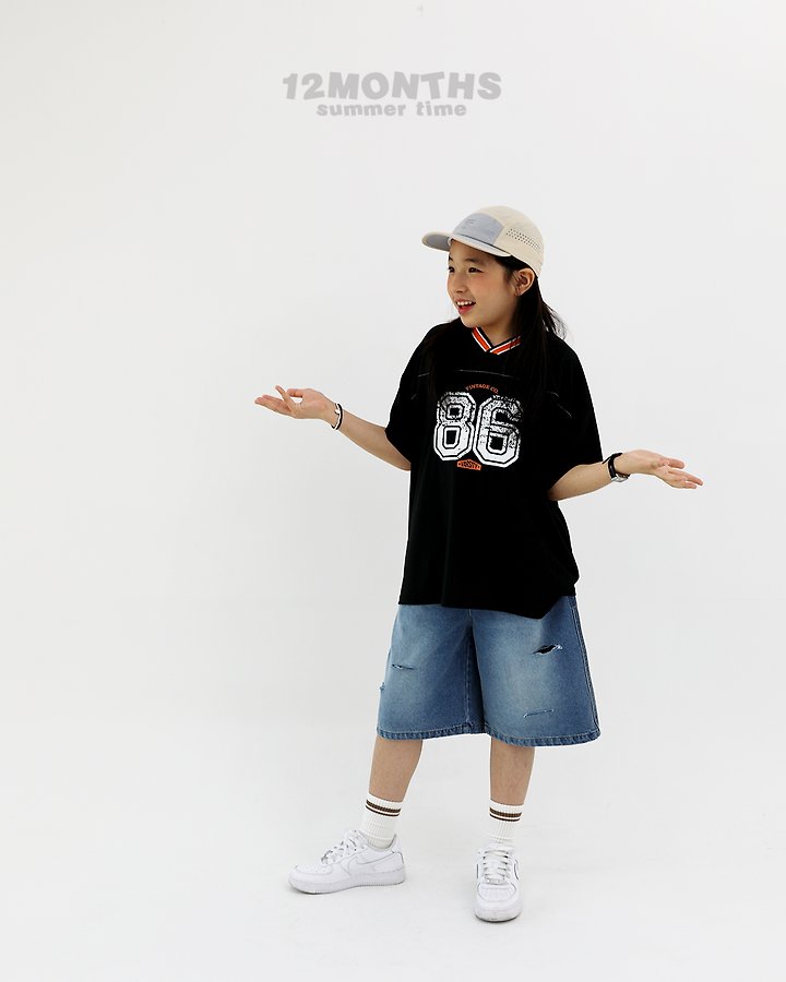 12 Month - Korean Children Fashion - #minifashionista - Vintage Denim Pants (Junior) - 11