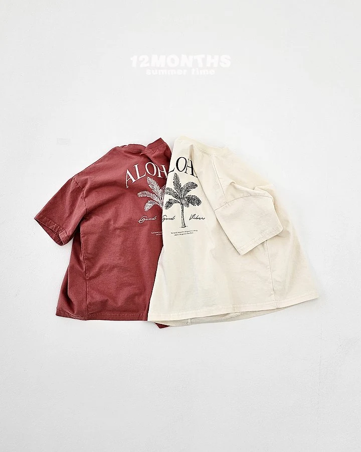 12 Month - Korean Children Fashion - #prettylittlegirls - Aloha Tee (Kids)