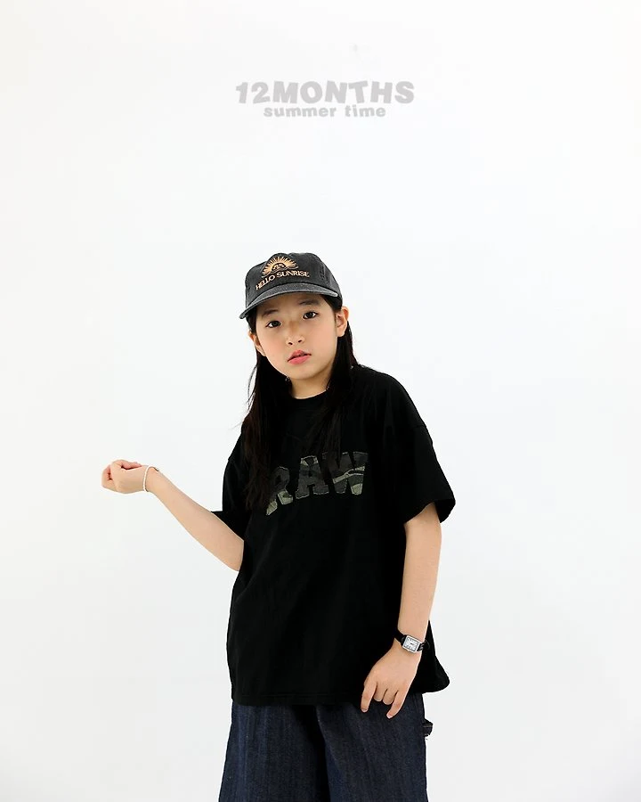 12 Month - Korean Children Fashion - #stylishchildhood - Raw Tee (Kids) - 8
