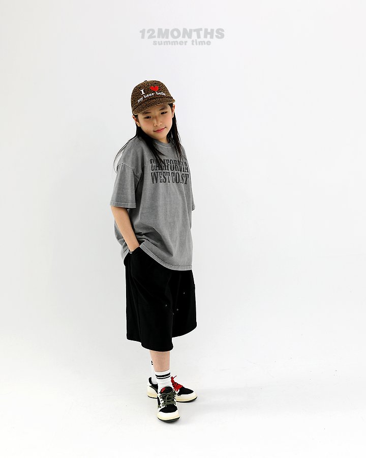 12 Month - Korean Children Fashion - #todddlerfashion - Cali Cut Pigment Tee (Kids) - 10