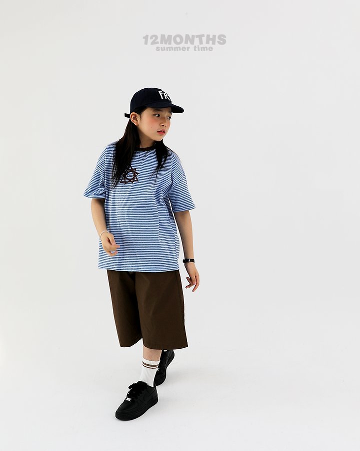 12 Month - Korean Women Fashion - #momslook - 12 Stripe Tee (with Mom) - 10