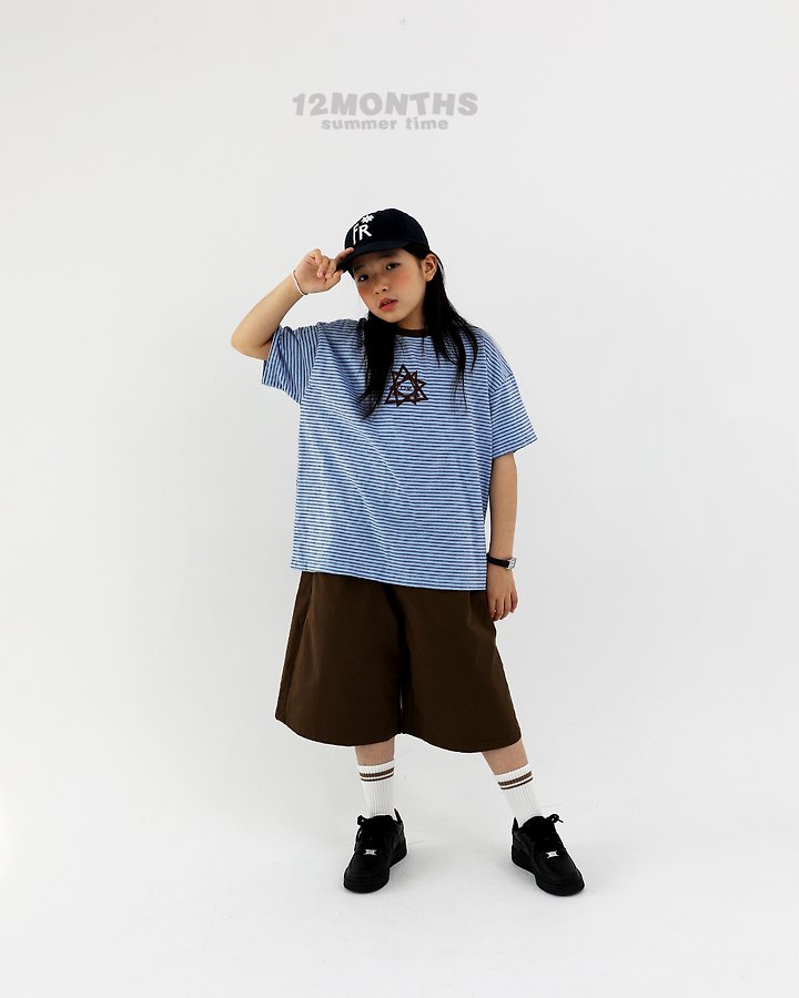 12 Month - Korean Women Fashion - #momslook - 12 Stripe Tee (with Mom) - 8