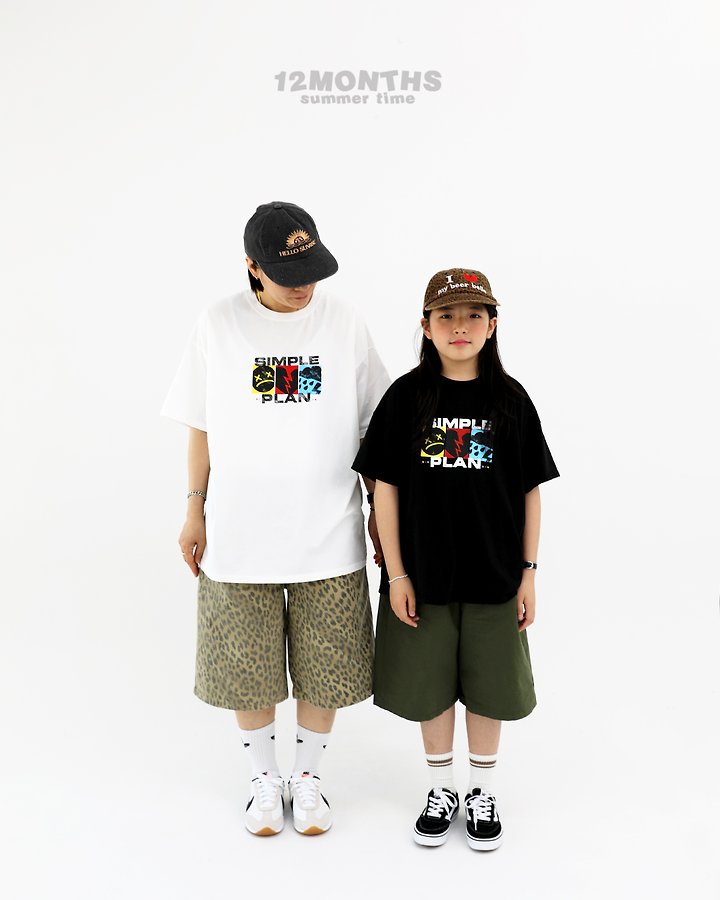 12 Month - Korean Women Fashion - #momslook - Simple Plan Tee (with Mom) - 8
