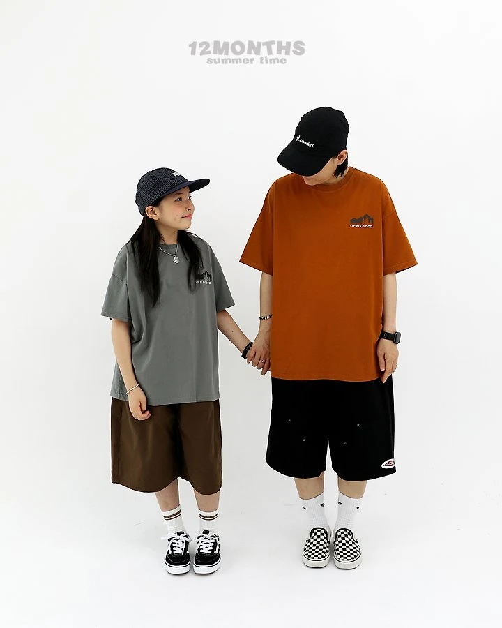 12 Month - Korean Women Fashion - #vintagekidsstyle - Mountain Tee (with Mom) - 4